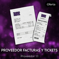 PACK PROVEDORES DE TICKET Y FACTURAS